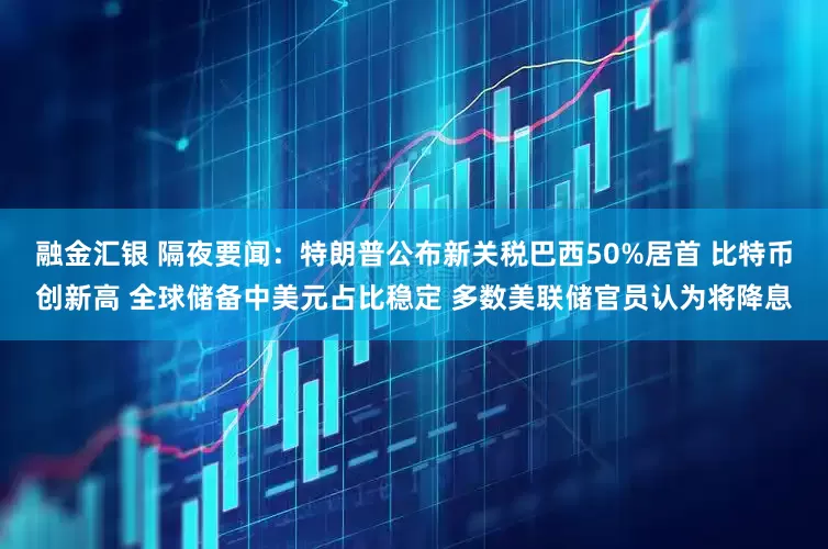 融金汇银 隔夜要闻：特朗普公布新关税巴西50%居首 比特币创新高 全球储备中美元占比稳定 多数美联储官员认为将降息