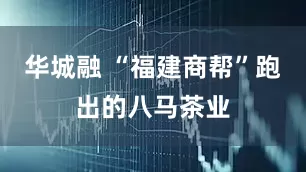 华城融 “福建商帮”跑出的八马茶业